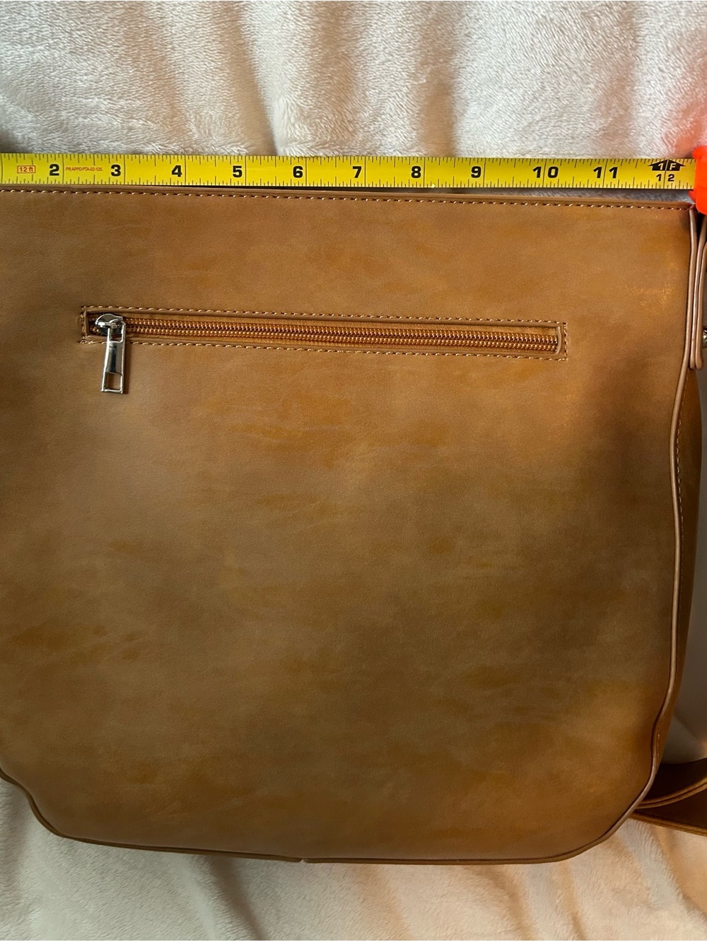 Classic Tan Crossbody Tote with Tassel - Women Bags - Picture 4 of 8
